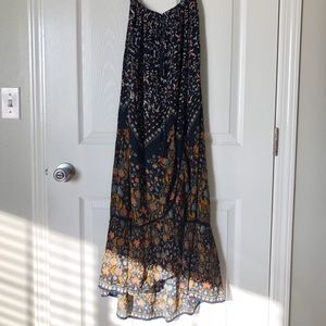 SOLD - Bohemian maxi skirt